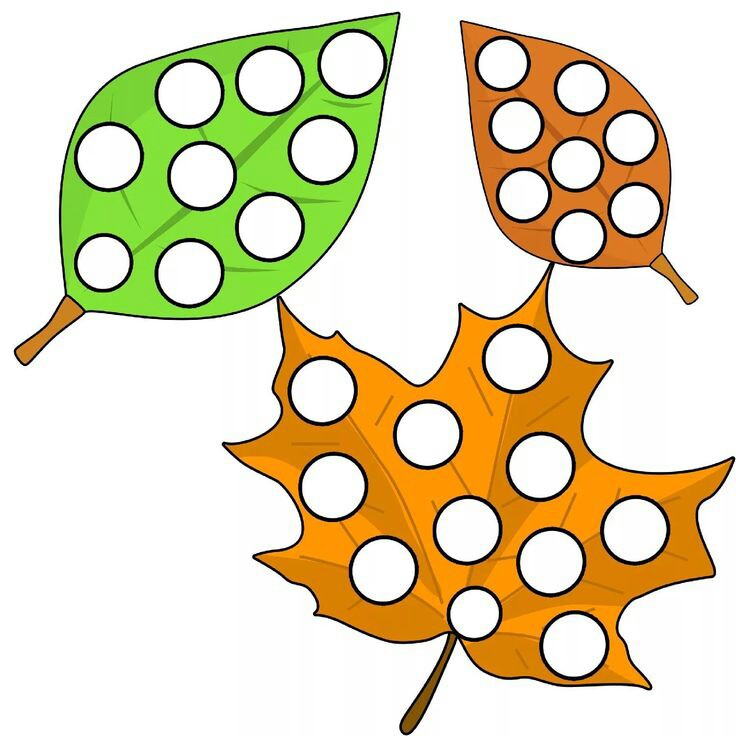 Jesienne wyklejanie kropek z&nbsp;plasteliny