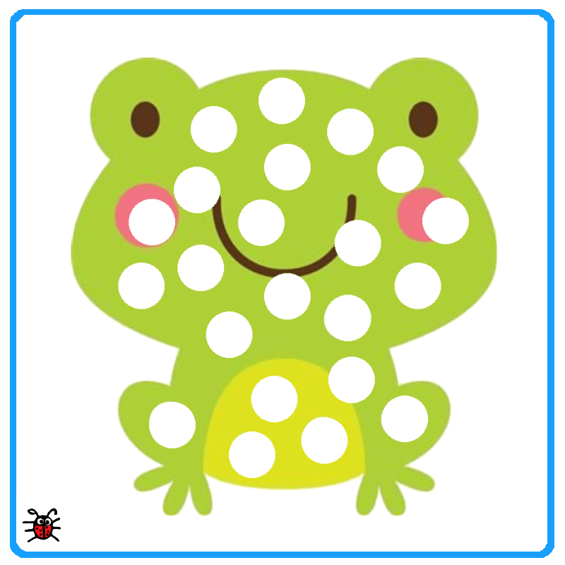 Wiosenne wyklejanie kropek