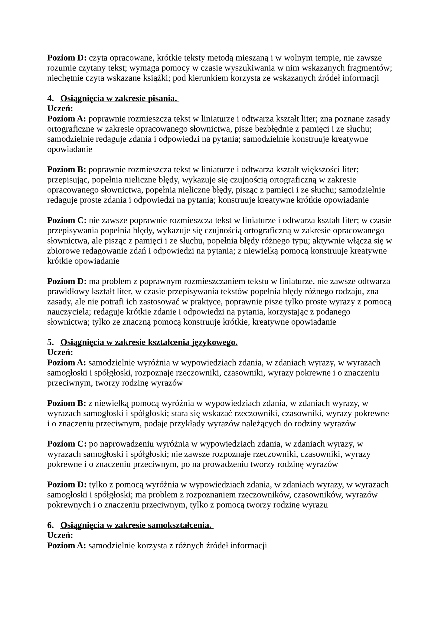 Sprawdzian Dostosowany Do Uczniz Z Autyzmem Z Języka Polskiego Technikum