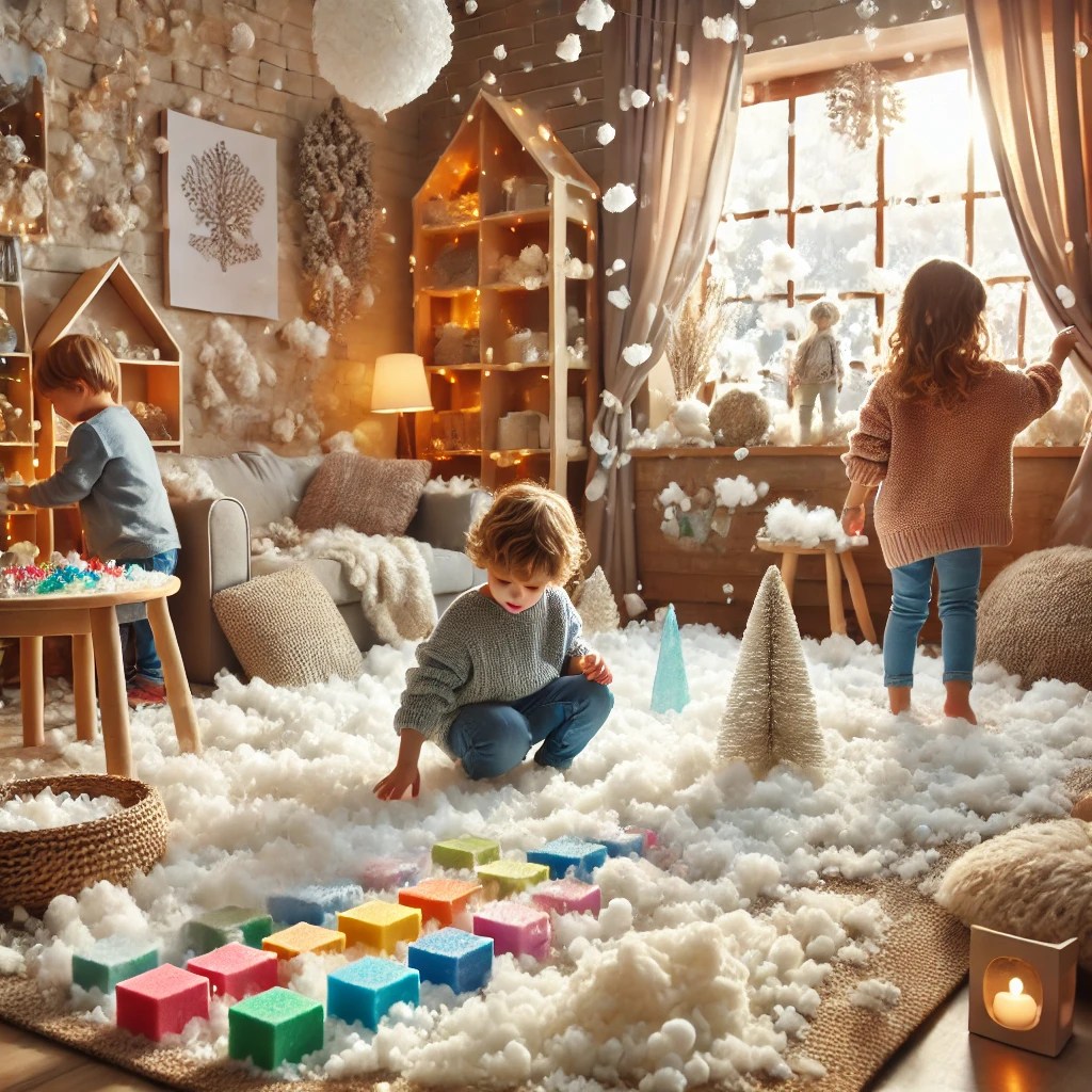 Zimowe zabawy sensoryczne – wspieranie integracji&nbsp;sensorycznej