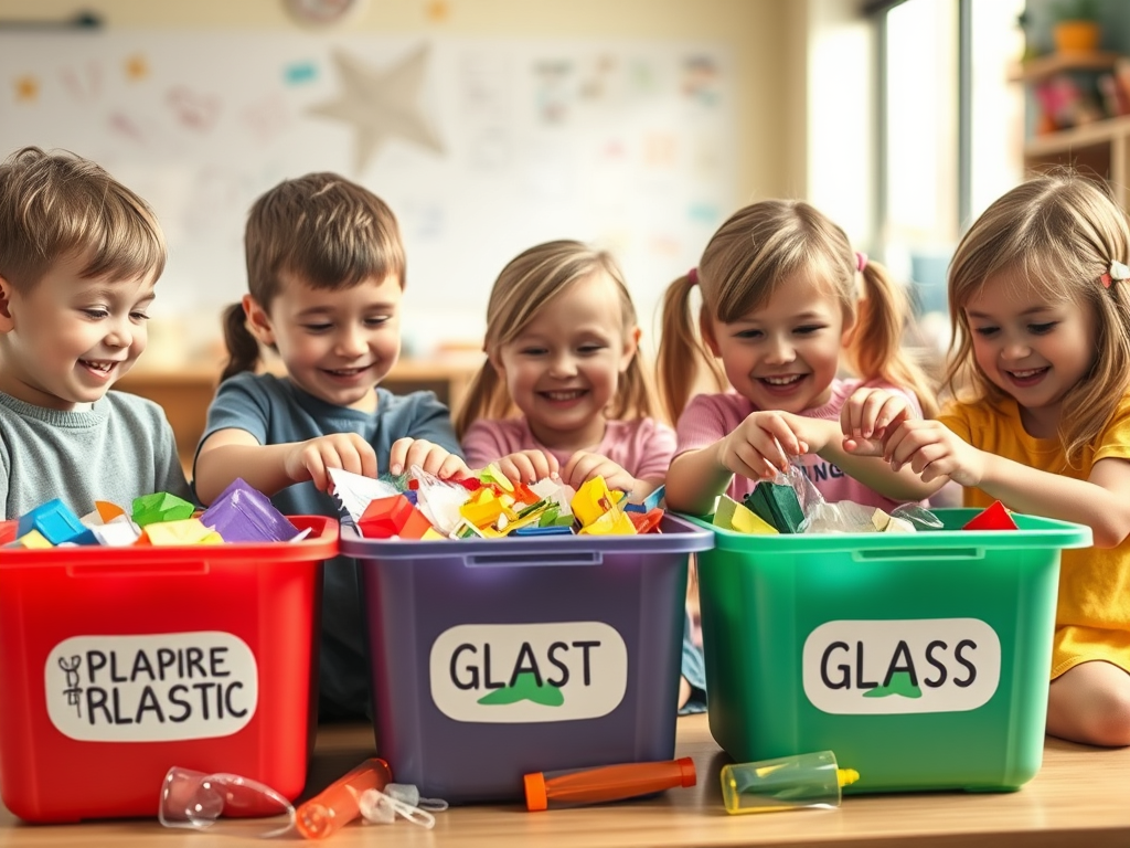 Wspólna Ziemia – lekcja recyklingu dla przedszkolaków z&nbsp;ASD