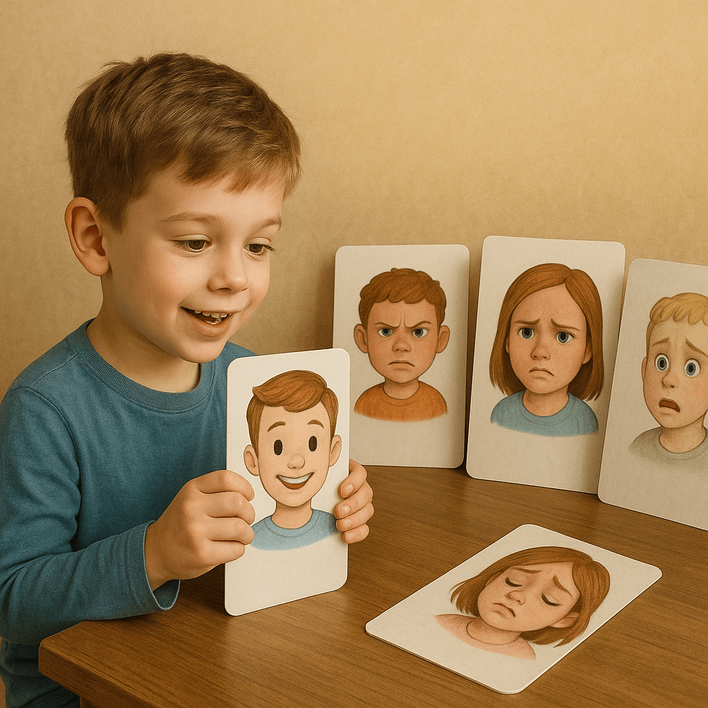 Jak nauczyć dziecko z autyzmem nazywania emocji? Proste metody i&nbsp;ćwiczenia