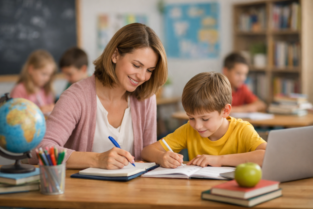 Przykładowa ocena opisowa śródroczna klasa II – gotowe akapity do edukacji polonistycznej, matematycznej i&nbsp;społecznej