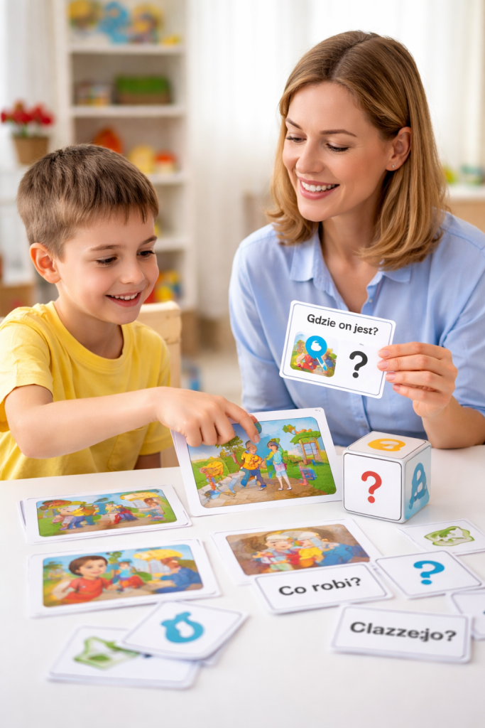 🗣 Zajęcia rewalidacyjne rozwijające komunikację u ucznia z autyzmem – scenariusz „Pytam i&nbsp;odpowiadam”