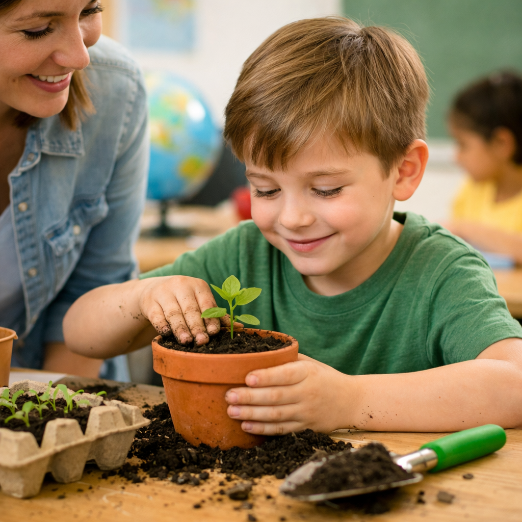 🌍 Dzień Ziemi – zajęcia rewalidacyjne dla uczniów z ASD (scenariusz +&nbsp;ćwiczenia)